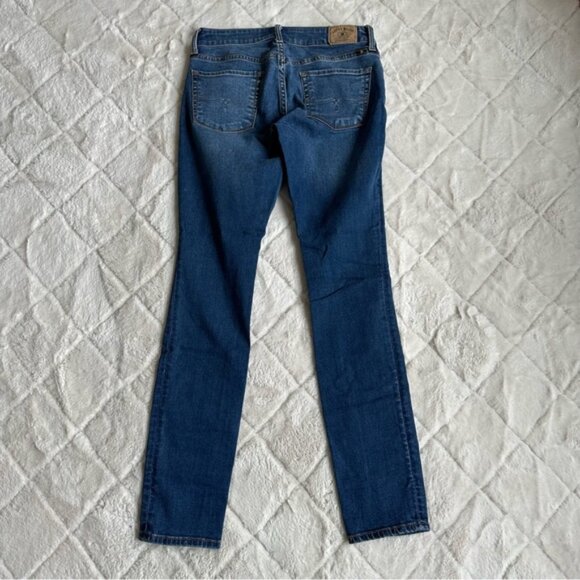 Lucky Brand | Dark Wash Denim Leyla Skinny Blue Jeans | Size 00/24A - Picture 14 of 16